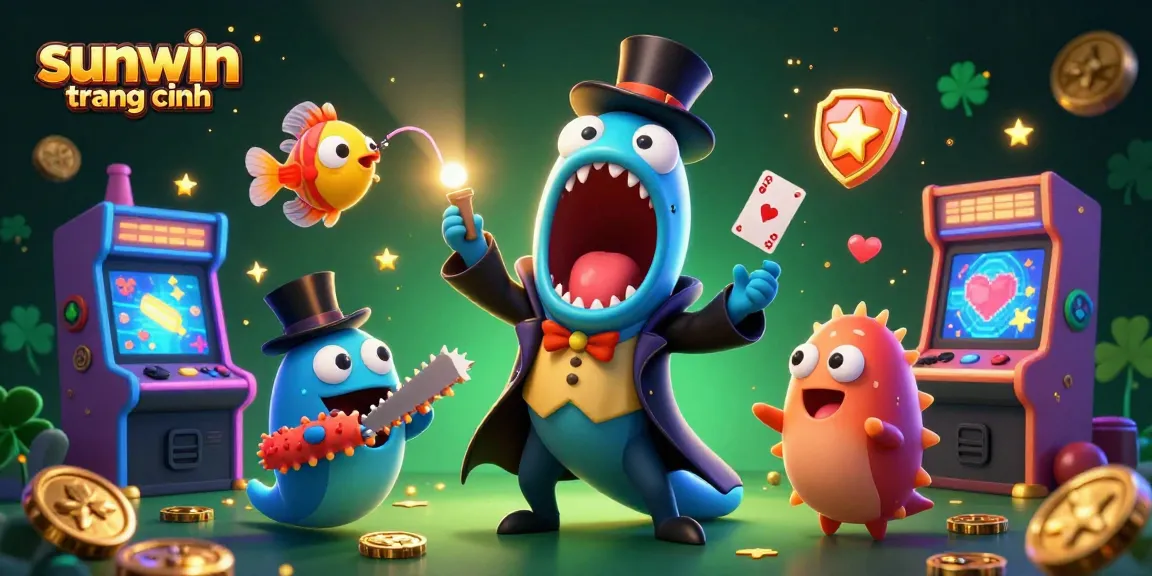 Engage with the thrilling casino world at sunwin trang chính while enjoying vibrant 3D characters and elements.